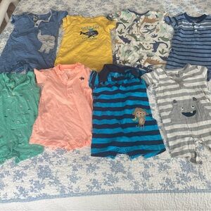 Toddler Boy 18 Month Shortall One-Piece Bundle Carter’s